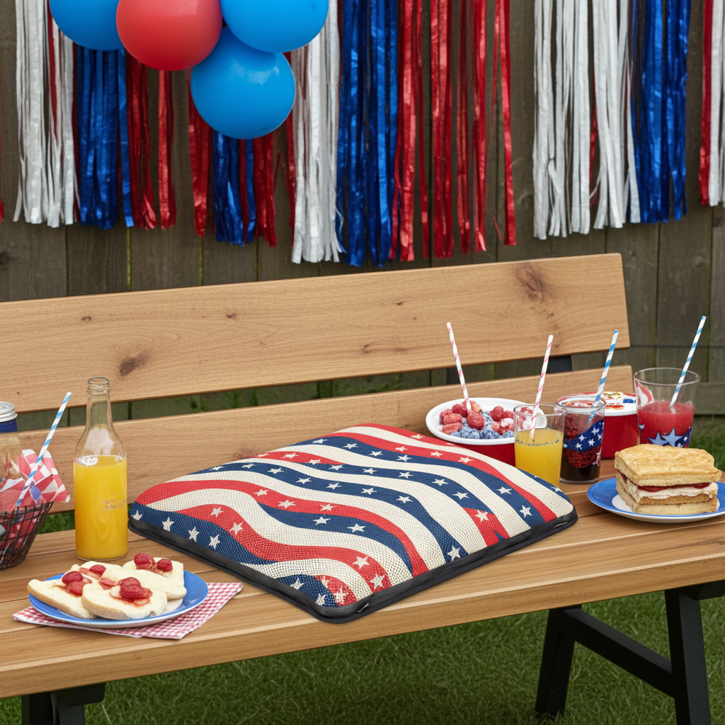 AJ Patriot Stripes Breathable Air Mesh Cushion detail view