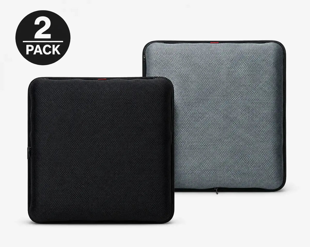AJ Air Seat Cushion | 2-Pack Bundle — Black + Grey AJ Air Cushion