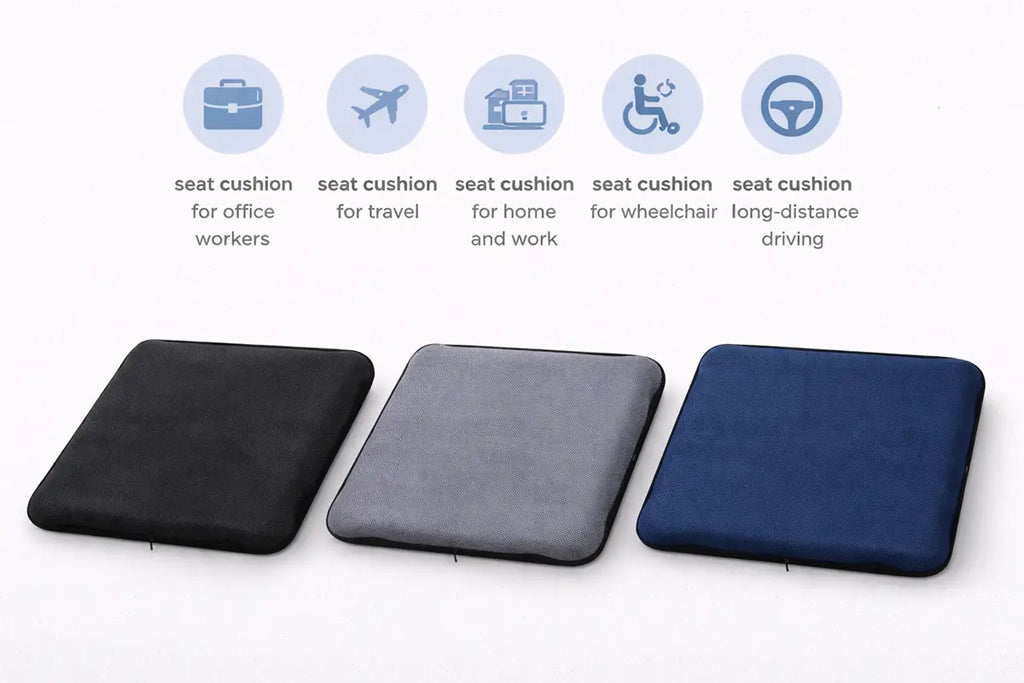 AJ Blue 3D Air Mesh Seat Cushion — Drive Longer, Feel Stronger