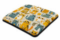 AJ Yellow & Blue Cat 3D Air Mesh Seat Cushion product view