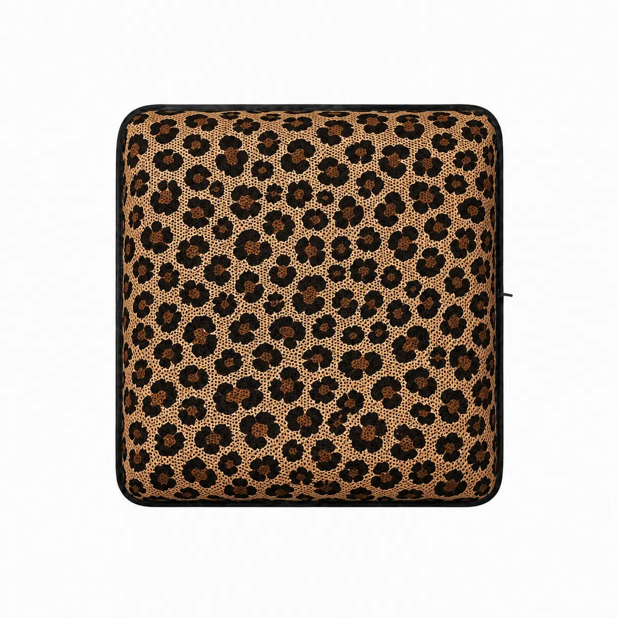 AJ Dark Brown Leopard Print 3D Air Mesh Seat Cushion
