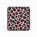 AJ Red Black Leopard Print 3D Air Mesh Seat Cushion