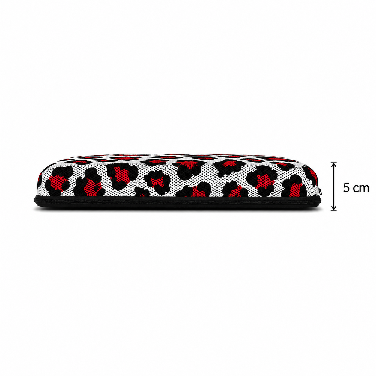 AJ Red Black Leopard Print 3D Air Mesh Seat Cushion