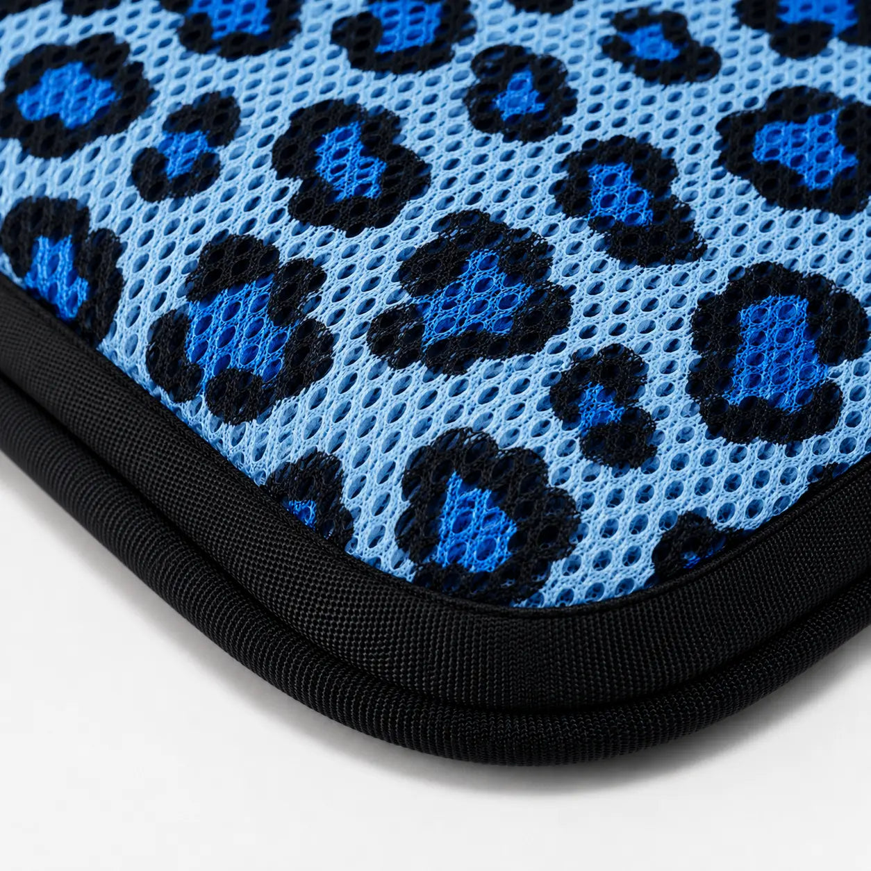 AJ Blue Leopard Print 3D Air Mesh Seat Cushion