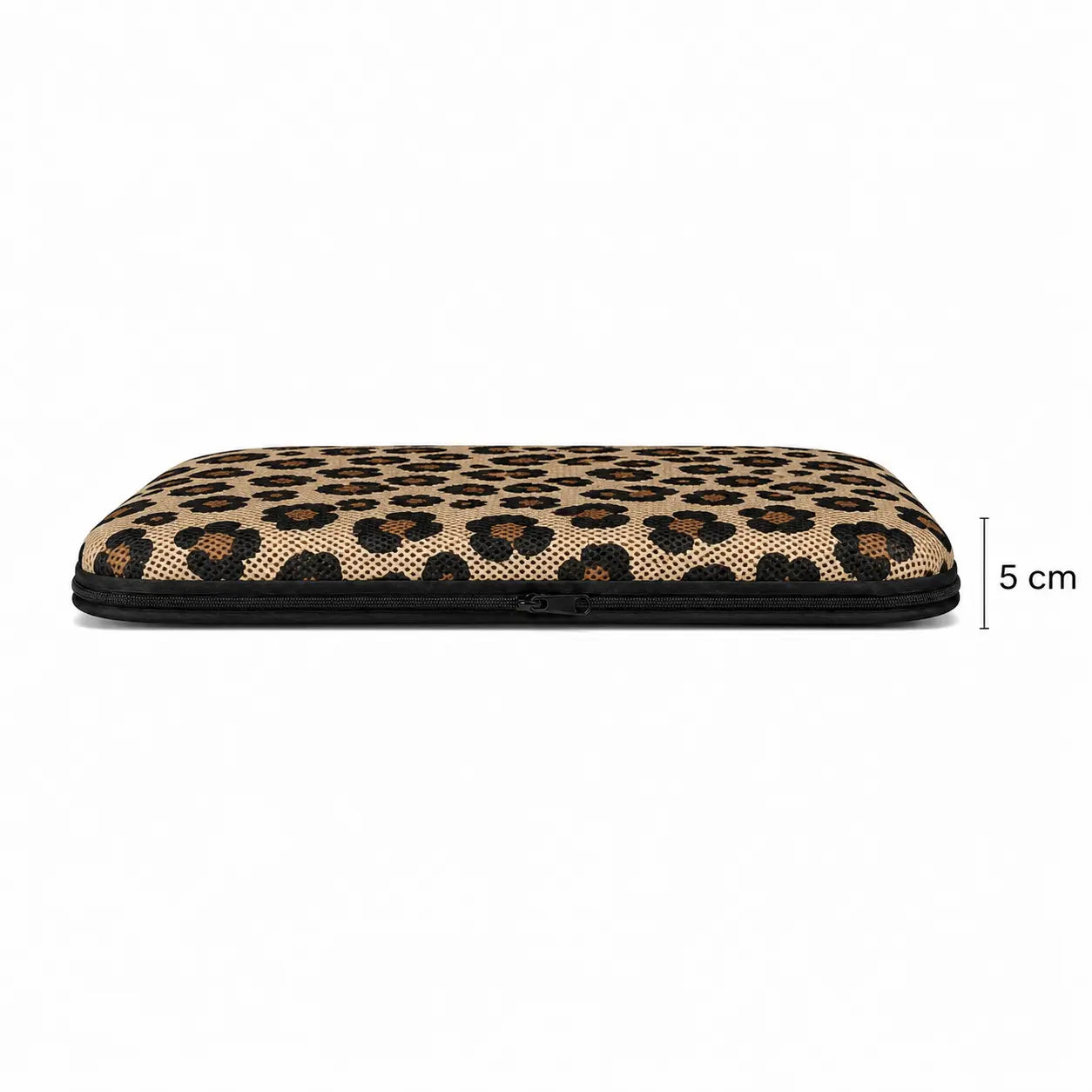 AJ Light Brown Leopard Print 3D Air Mesh Seat Cushion