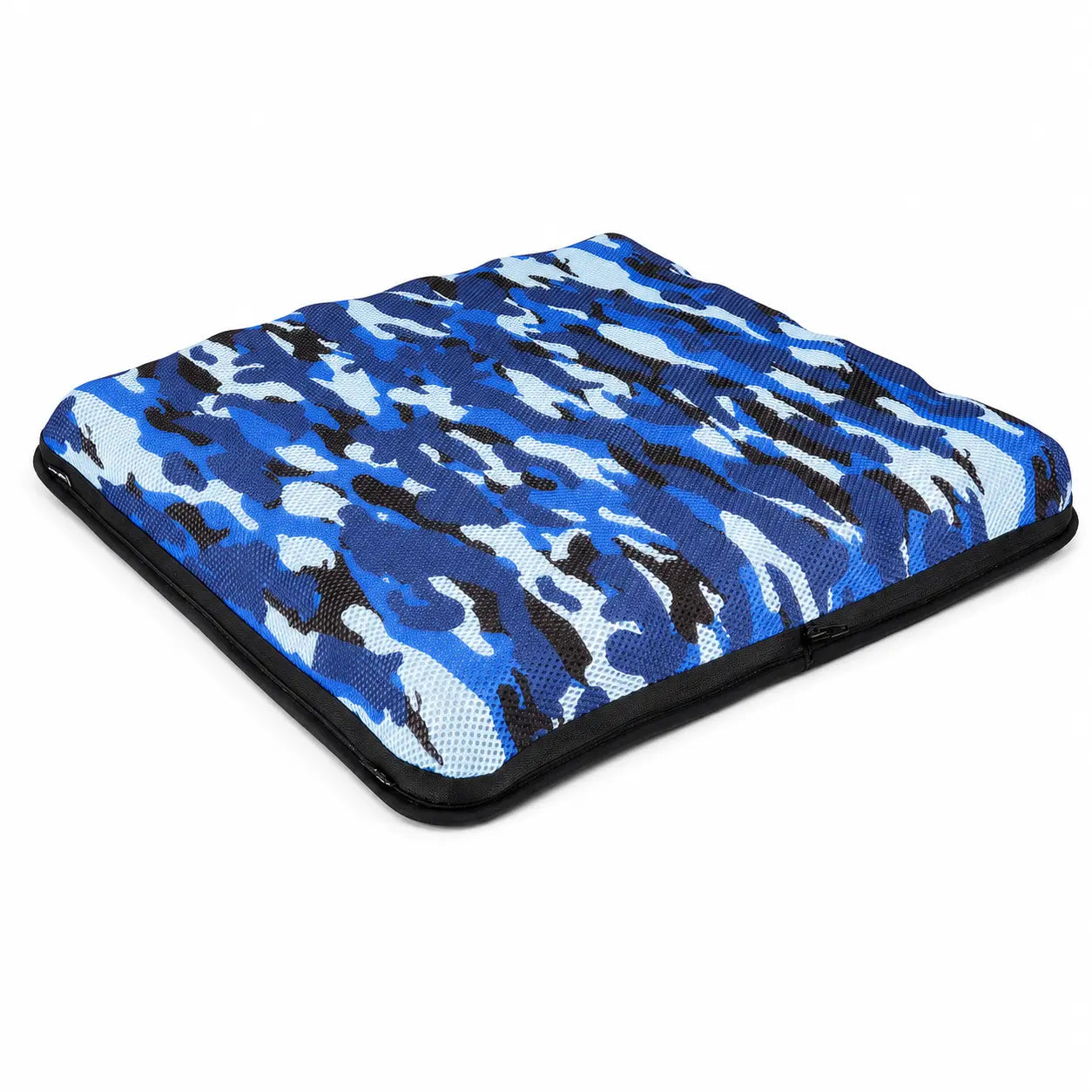 AJ Blue Camouflage 3D Air Mesh Seat Cushion
