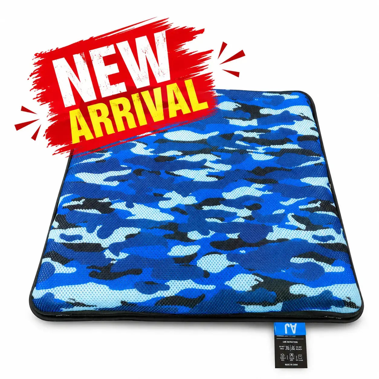 AJ Blue Camouflage 3D Air Mesh Seat Cushion — Drive Longer, Feel Stronger AJ Air Cushion