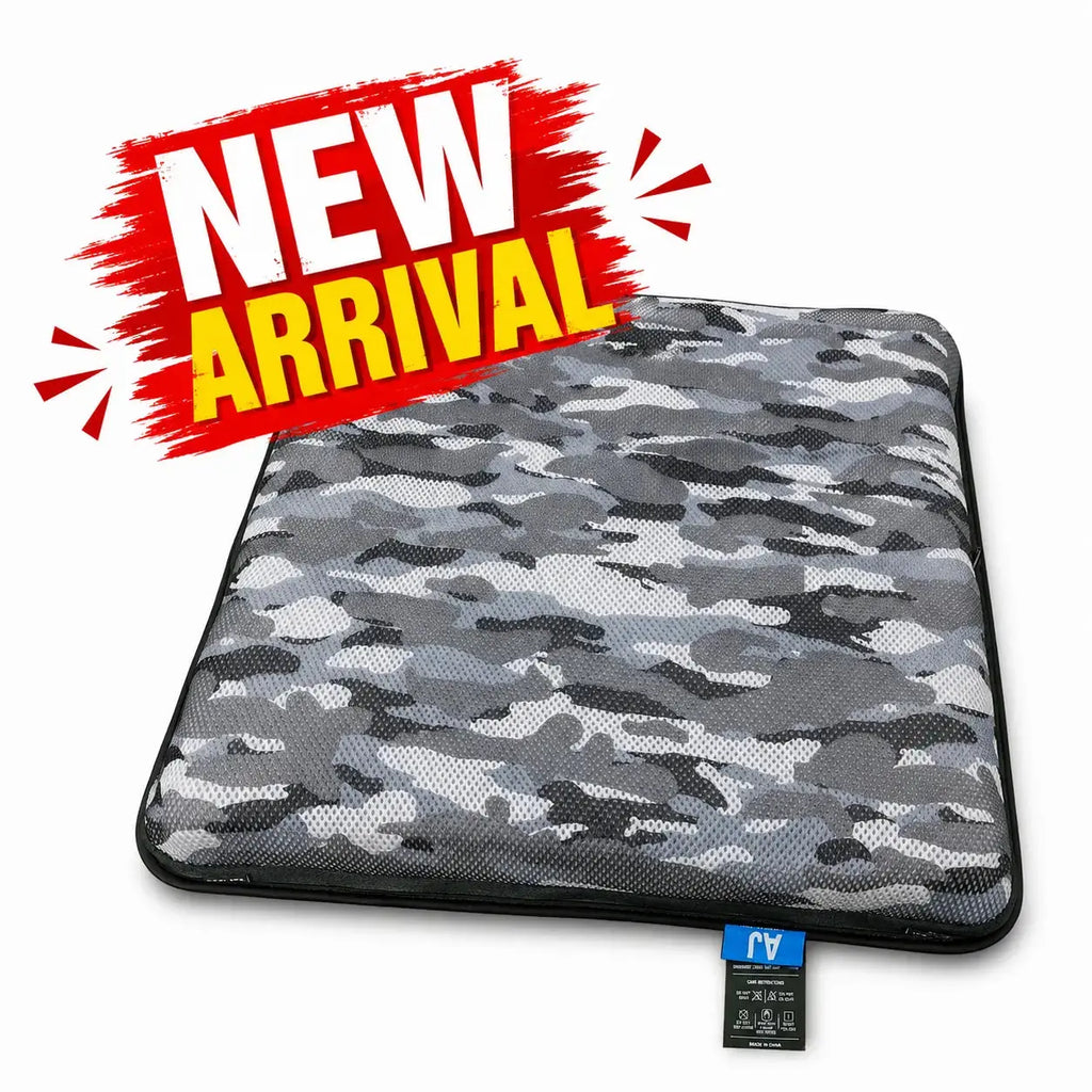 AJ Grey Camouflage 3D Air Mesh Seat Cushion — Drive Longer, Feel Stronger AJ Air Cushion